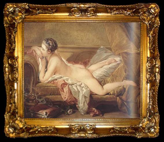 framed  Francois Boucher Blonde Odalisque (mk08), ta009-2